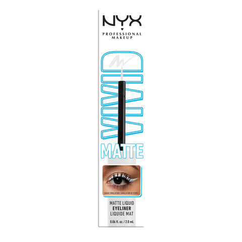 NYX Vivid Matte Liquid Eyeliner - White