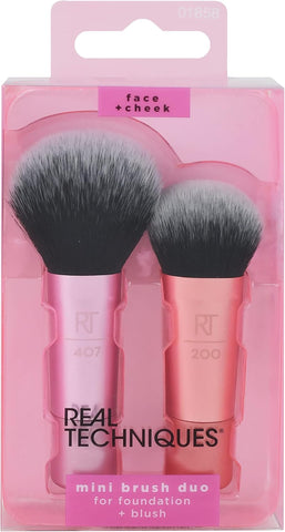 1858 Real Techniques Base and Blush Mini Brush Duo