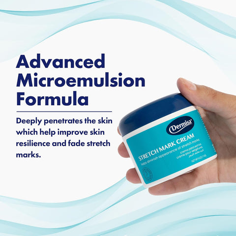 Dermisa Stretch Mark and Scar Cream with Cocoa Butter 4 OZ