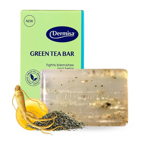 Dermisa Green Tea Bar with Manuka Honey and Ginseng