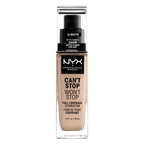 NYX Can't Stop Won't Stop Foundation - Alabaster