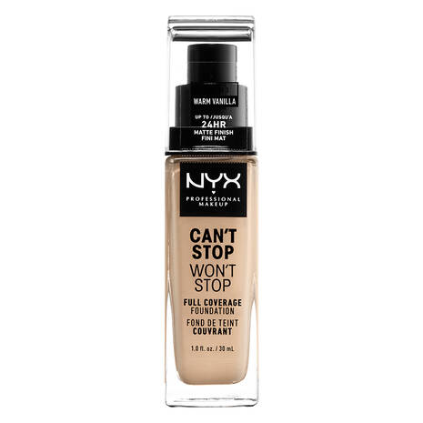 NYX Can't Stop Won't Stop Foundation - Warm Vanilla