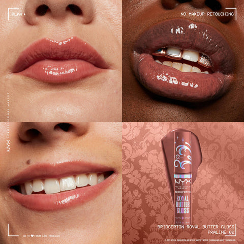 Nyx BRIDGERTON ROYAL BUTTER GLOSS - Praline