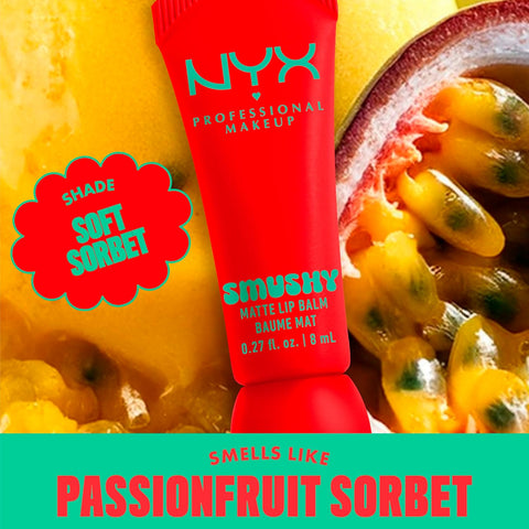 NYX Smushy Matte Lip Balm SMB09- Soft Sorbet