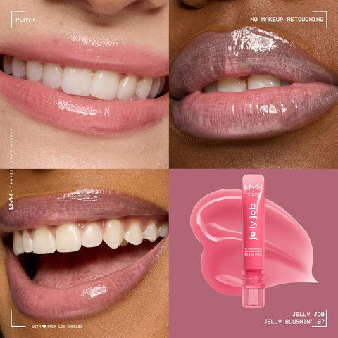 NYX Jelly Job Full-Bodied High Shine Gloss - Jelly Blushin