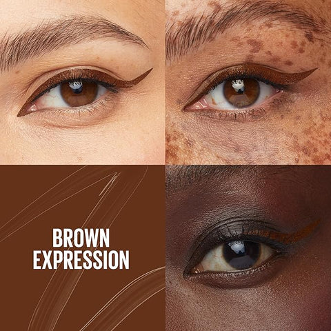 Maybelline Tattoo Studio Dip-Ink Liquid Eyeliner - 101 Brown Expression