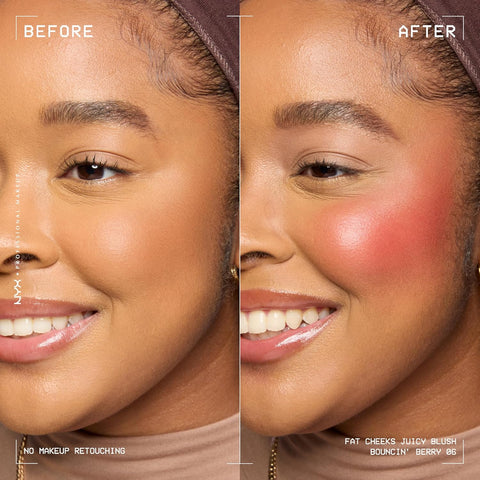 NYX PROFESSIONAL MAKEUP Fat Cheeks Liquid Blush - Bouncin' Berry