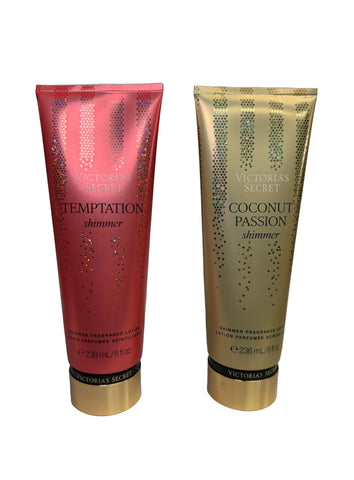 Victoria Secret Lotion Authentic - Temptation Shimmer & Coconut Passion