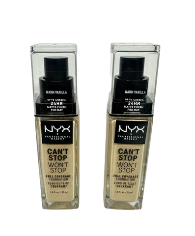 NYX Can't Stop Won't Stop Foundation - Warm Vanilla