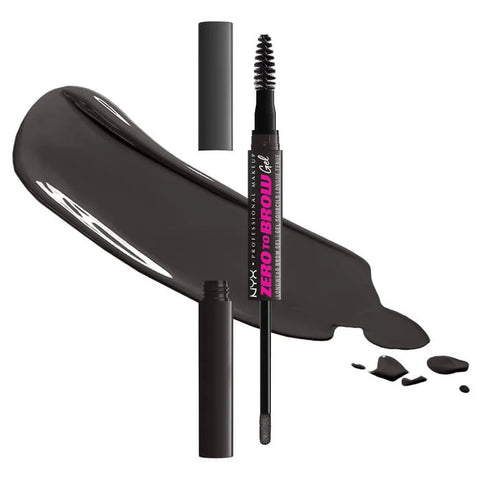 NYX Zero To Brow Longwear Brow Gel - Black