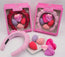 Simply Bella Headband Makeup Tool Set – Pink and Red