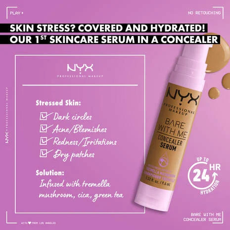 NYX Bare With Me Concealer Serum -  Deep Golden