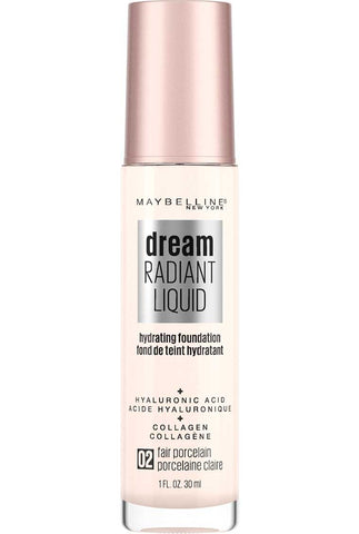 Maybelline Dream Radiant Liquid Foundation - 02 Fair Porcelain