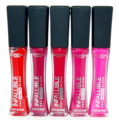 L'Oreal Paris Infallible Pro Matte Lip Gloss - Assorted