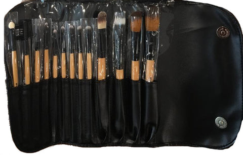 SHUE Brown Leopard 13 Pcs Makeup Brush Set