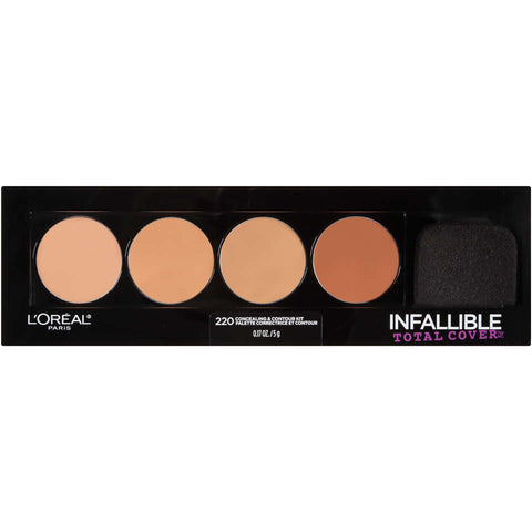 L'ORÉAL PARIS ASSORTED "INFALLIBLE TOTAL COVER COLOR CORRECTING KIT"