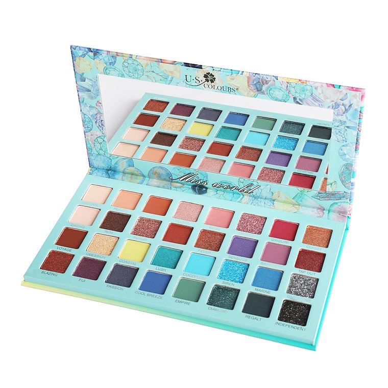 U.S. COLOURS EYESHADOWS PALETTE "MISS WORLD"