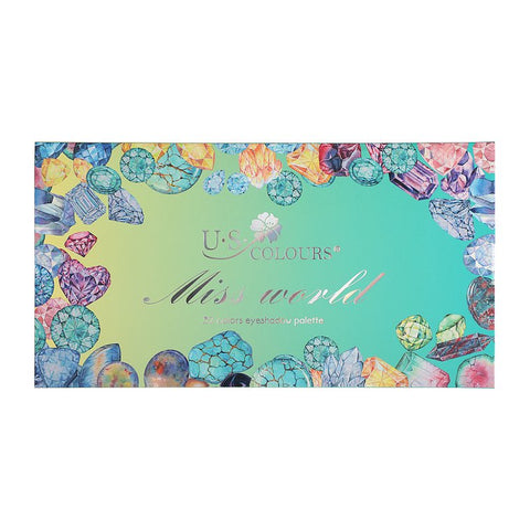 U.S. COLOURS EYESHADOWS PALETTE "MISS WORLD"