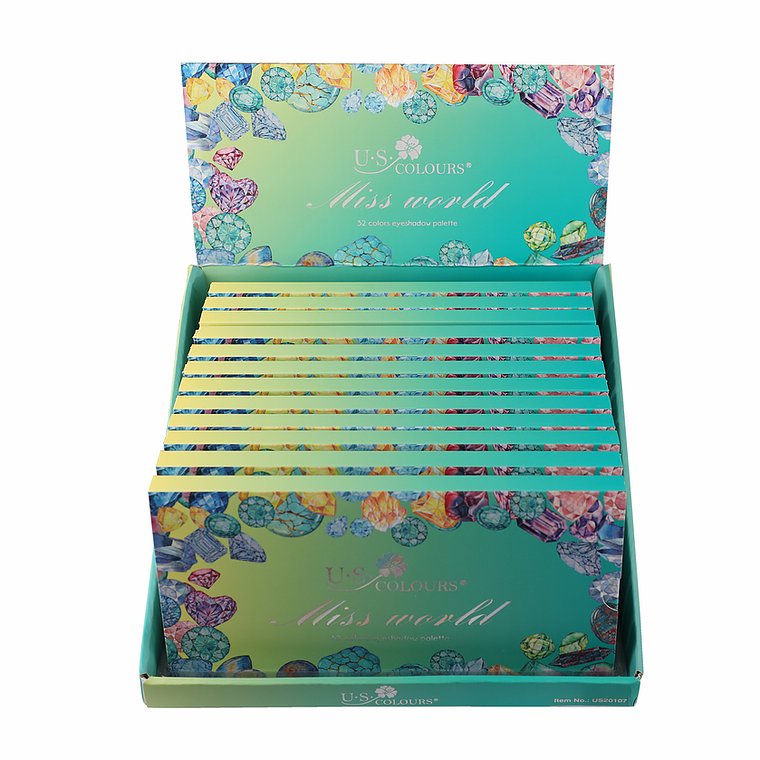 U.S. COLOURS EYESHADOWS PALETTE "MISS WORLD"