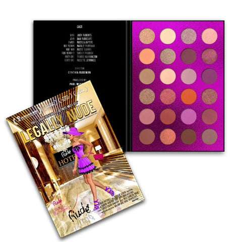 RUDE 24 EYESHADOWS PALETTE "LEGALLY NUDE"