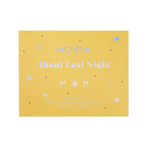 MOIRA EYESHADOWS PALETTE "ABOUT LAST NIGHT"