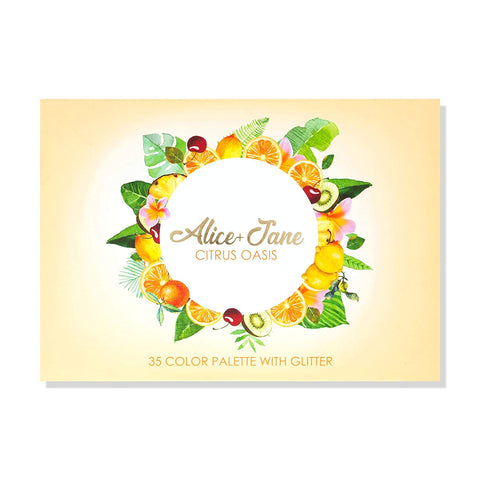 ALICE AND JANE EYESHADOWS PALETTE "CITRUS OASIS"