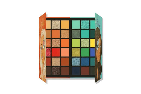 KARA BEAUTY EYESHADOWS DUO PALETTE "BAILEY VS KAILEY"