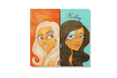 KARA BEAUTY EYESHADOWS DUO PALETTE "BAILEY VS KAILEY"