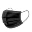BLACK DISPOSABLE RESPIRATORY FACE MASKS
