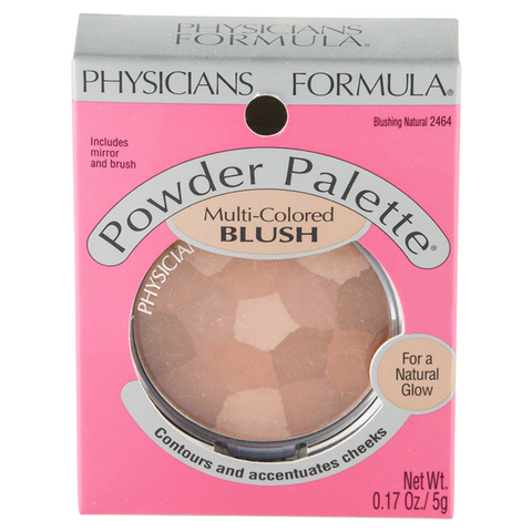 PHYSICIANS FORMULA POWDER PALETTE MULTI-COLORED BLUSH "BLUSHING NATURAL"