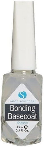 SALON SCIENCE NAIL TOP AND BASE COAT 2 IN 1 ENHANCED SALON PROVEN NAIL CARE