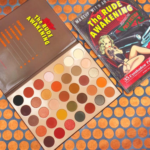 RUDE 35 EYESHADOWS PALETTE "THE RUDE AWAKENING - BOOK 5"