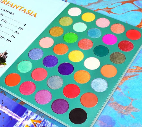 RUDE 35 EYESHADOWS PALETTE "MERFANTASIA - BOOK 8"