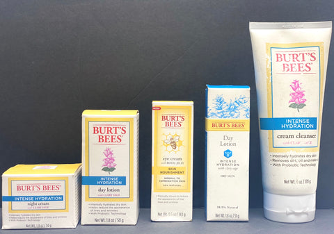 BURT'S BEES SKIN CARE PRODUCTS MIXES