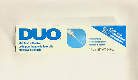 DUO STRIPLASH ADHESIVE WHITE/CLEAR