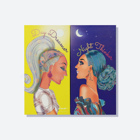 KARA BEAUTY EYESHADOWS DUO PALETTE "DAY DREAMER, NIGHT THINKER"