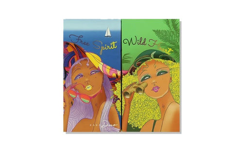 KARA BEAUTY EYESHADOWS DUO PALETTE "FREE SPIRIT WILD HEART"