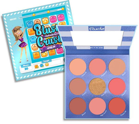RUDE 9 COLOR BLUSH PALETTE "BLUSH CRUSH - LEVEL UP"