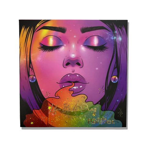 BE BELLA FOREVER COSMETICS 12 PIECE DISPLAY "LIFE IT'S A DRAG" EYESHADOWS PALETTE