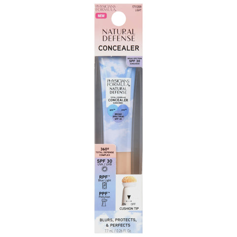 PHYSICIANS FORMULA NATURAL DEFENSE CONCEALER SPF 30 "LIGHT"