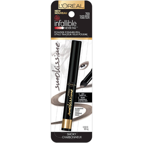L'OREAL PARIS INFALLIBLE ASSORTED SMOKISSIME POWDER EYELINER PEN