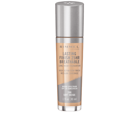 RIMMEL LONDON "LASTING FINISH 25HR BREATHABLE FOUNDATION"