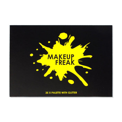 MAKEUP FREAK 35 EYESHADOWS PALETTE WITH GLITTER "X"