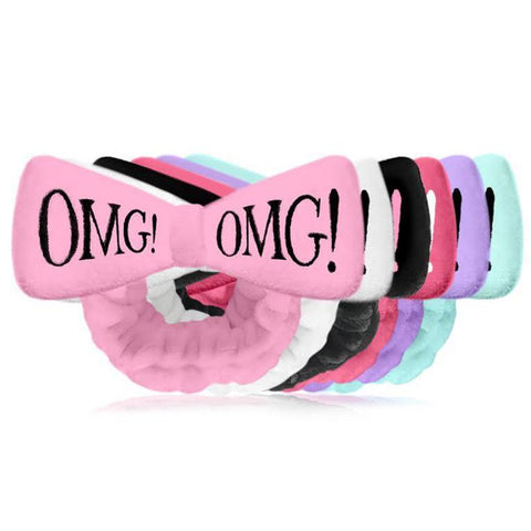 "OMG! BOW COSMETIC HEADBAND"