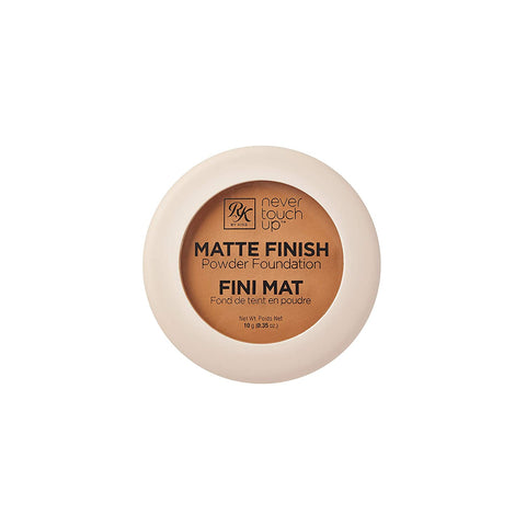 RK RUBY KISSES "NEVER TOUCH UP MATTE FINISH POWDER FOUNDATION"
