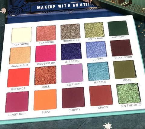 RUDE EYESHADOWS PALETTE "THE ROARING 20'S - RECKLESS"