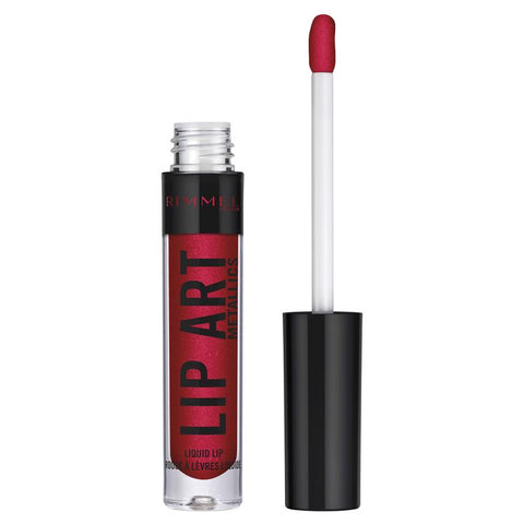 RIMMEL LONDON LIP ART METALLIC GLOSS "ONCE BITTEN"