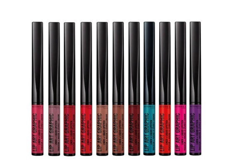 RIMMEL LONDON "LIP ART GRAPHIC"