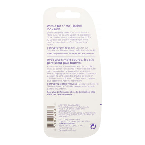 SALLY HANSEN BEAUTY TOOLS, FLIRTY EYES , CLASSIC EYELASH CURLER WITH REFILL