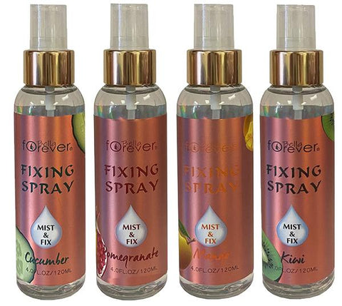 BE BELLA FOREVER COSMETICS 12 PIECE SETTING SPRAY DISPLAY